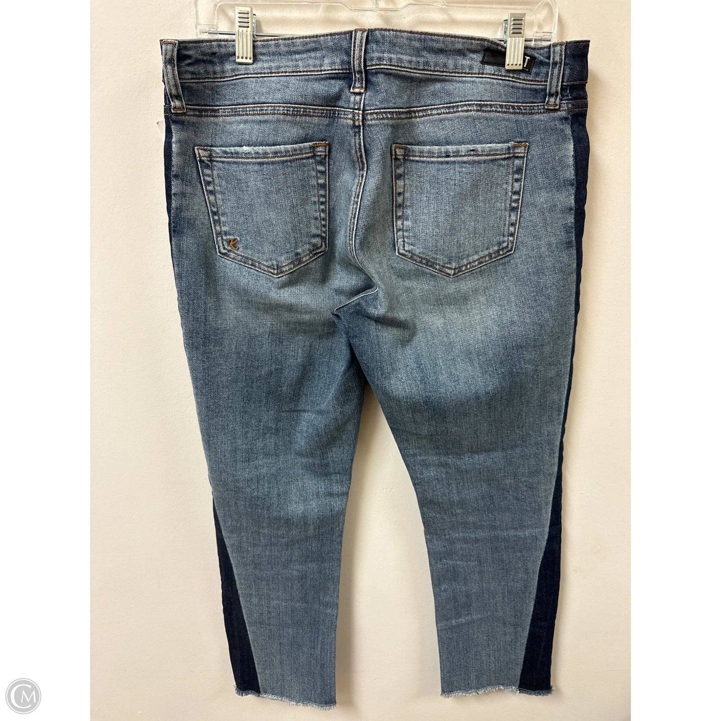 Jeans Straight By Kut In Blue Denim, Size: 8
