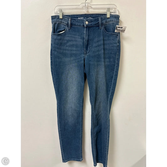 Jeans Straight By Old Navy In Blue Denim, Size: 10