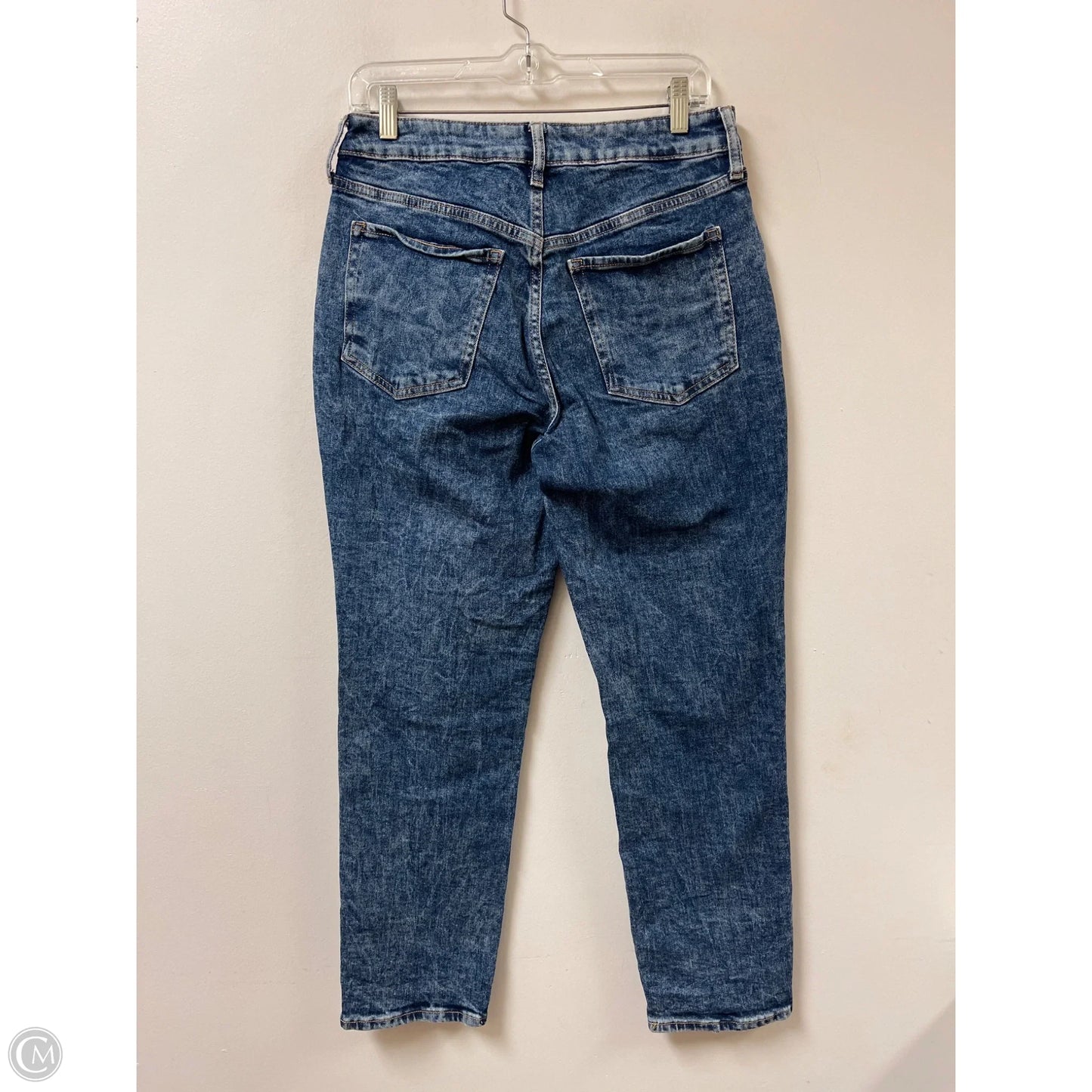 Jeans Straight By Old Navy In Blue Denim, Size: 8