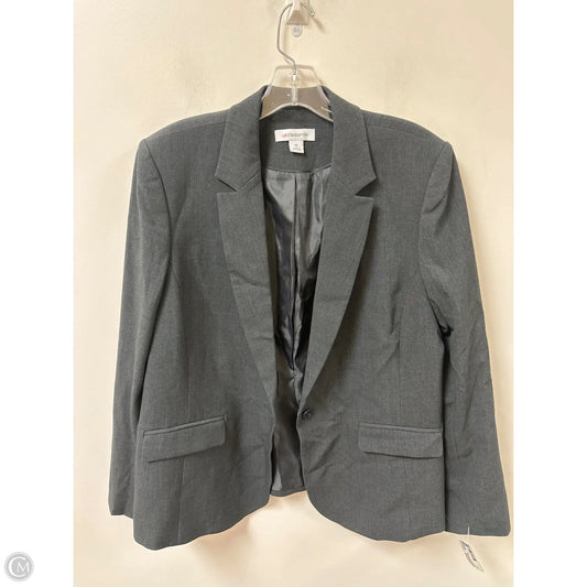 Blazer By Liz Claiborne In Grey, Size: L