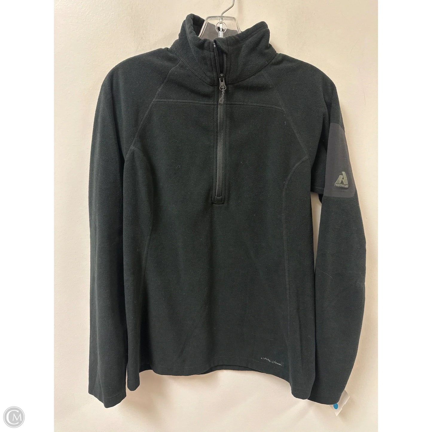 Jacket Fleece By Eddie Bauer In Black, Size: M