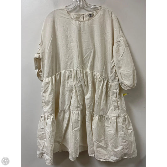 Dress Casual Short By A New Day In Cream, Size: 1x