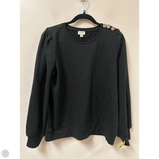 Sweatshirt Crewneck By J. Crew In Black, Size: S