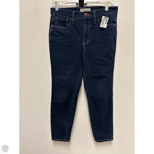 Jeans Skinny By Madewell In Blue Denim, Size: 6p