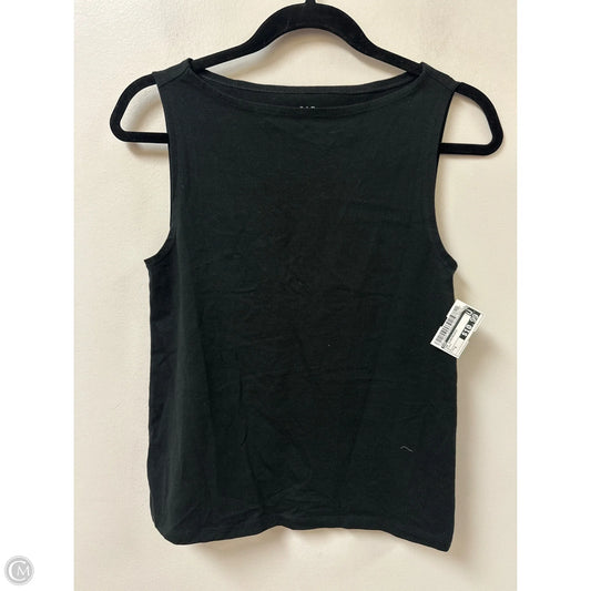 Top Sleeveless By Gap In Black, Size: S