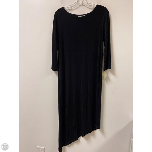 Dress Casual Midi By Chicos In Black, Size: M