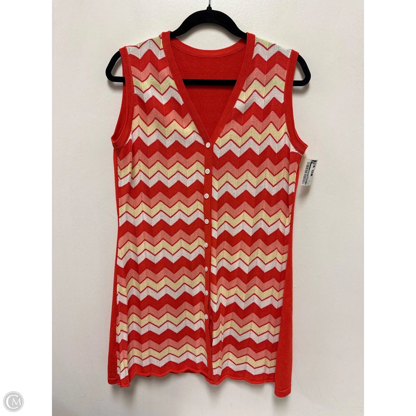 Vest Other By Clothes Mentor In Orange, Size: M