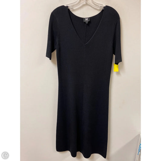 Dress Casual Midi By Clothes Mentor In Black, Size: S