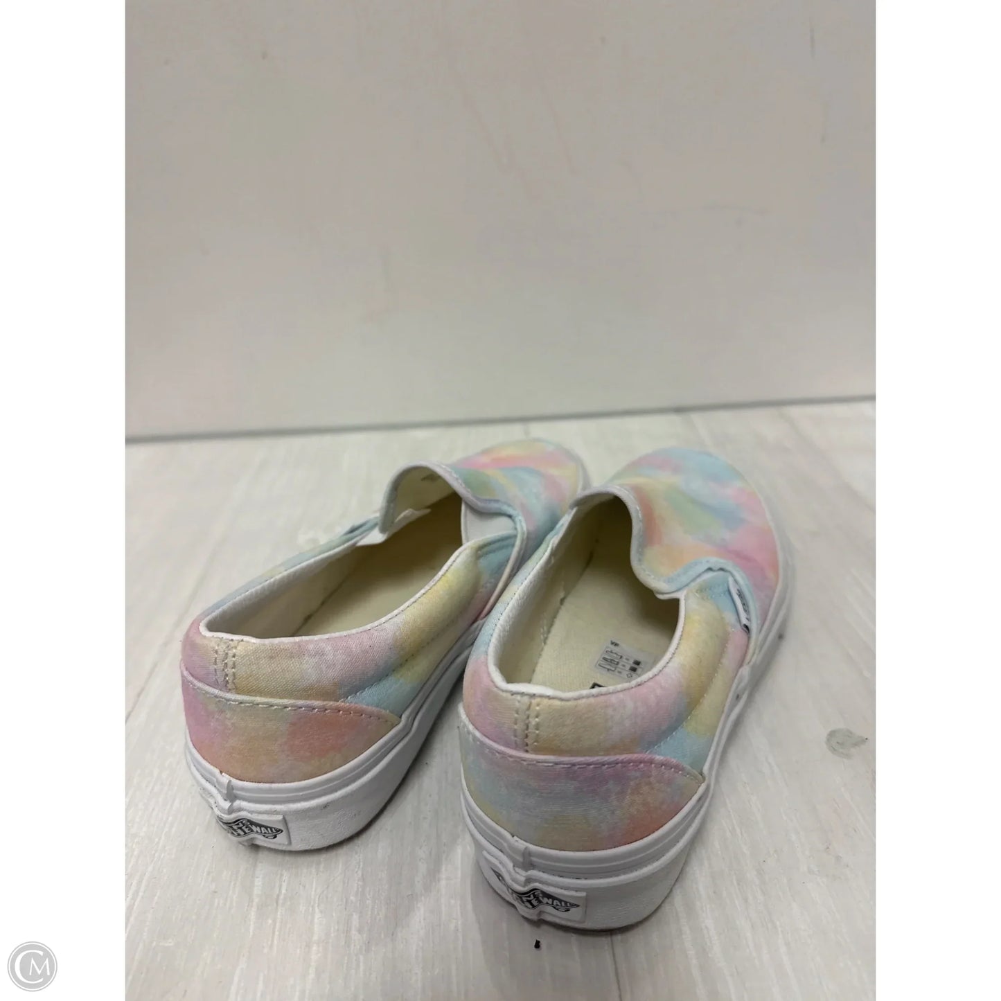Shoes Flats By Vans In Tie Dye Print, Size: 6.5