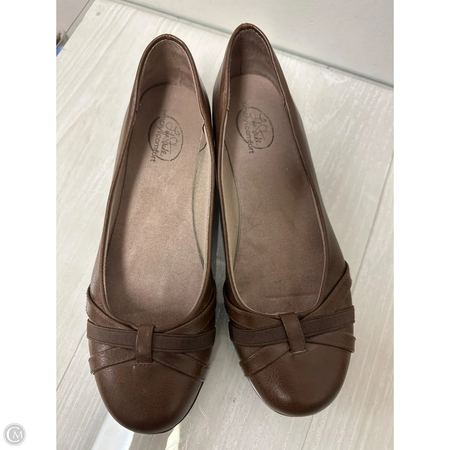 Shoes Flats By Life Stride In Brown, Size: 9