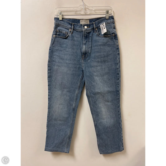 Jeans Straight By Everlane In Blue Denim, Size: 4