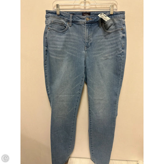 Jeans Skinny By Not Your Daughters Jeans In Blue Denim, Size: 12