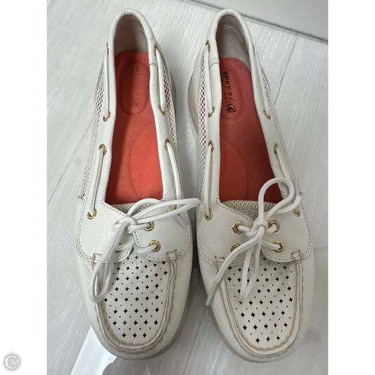 Shoes Flats By Sperry In White, Size: 9