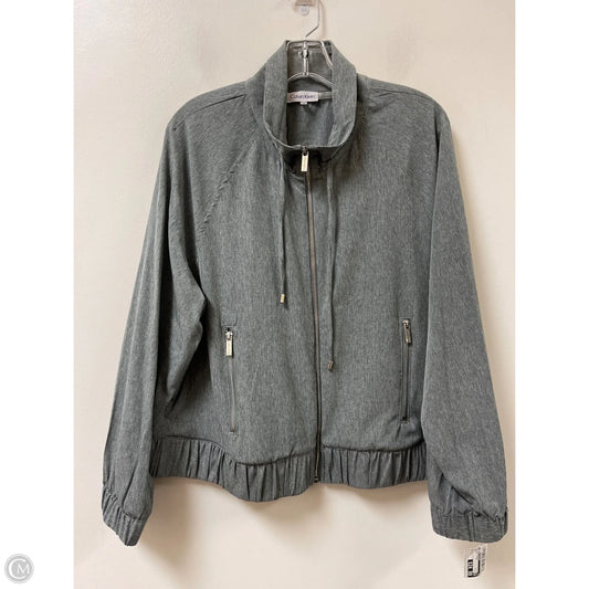 Jacket Other By Calvin Klein In Grey, Size: L