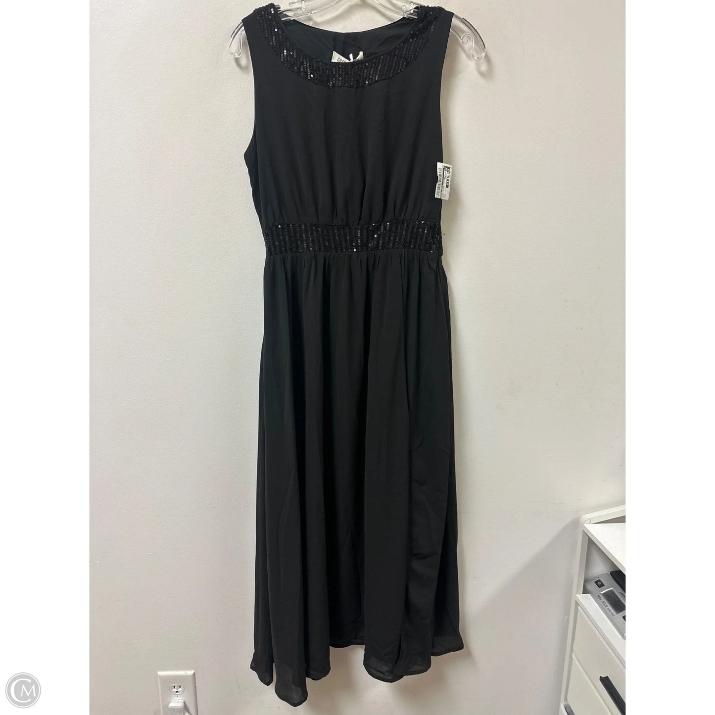Dress Casual Maxi By Grace Karin In Black, Size: S