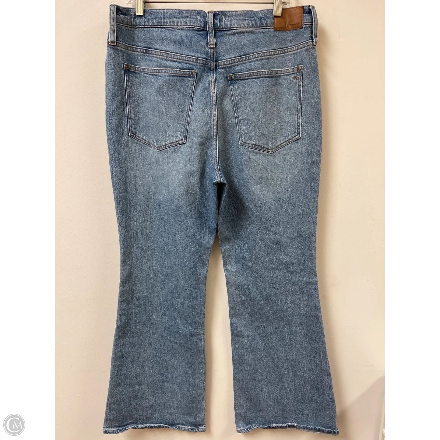Jeans Flared By Madewell In Blue Denim, Size: 12