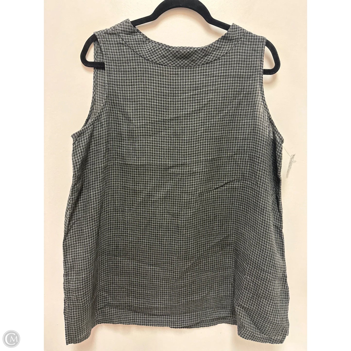 Top Sleeveless By Eileen Fisher In Black, Size: L