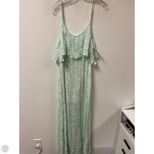 Dress Casual Maxi By Oneill In Blue & White, Size: M