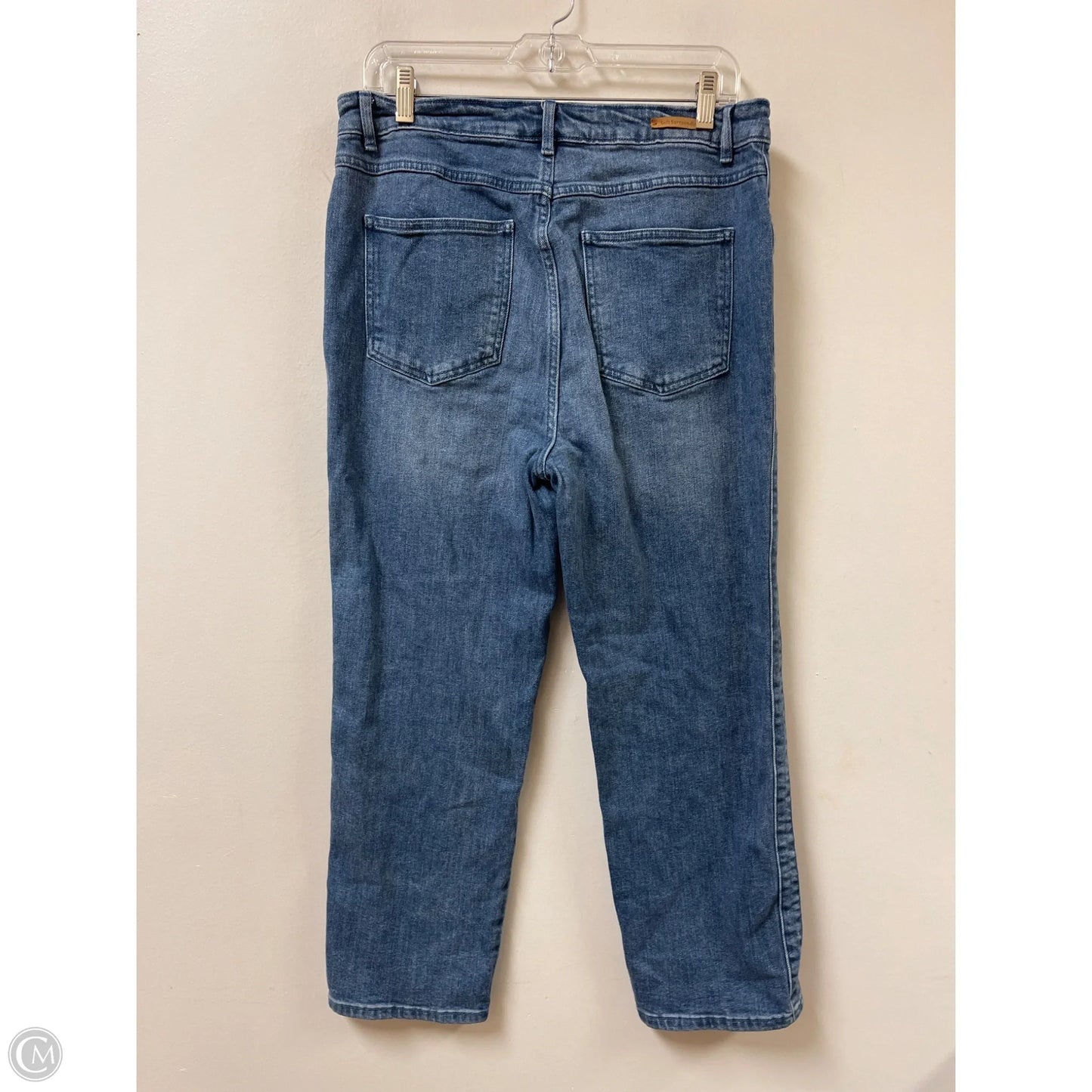 Jeans Wide Leg By Soft Surroundings In Blue Denim, Size: 10