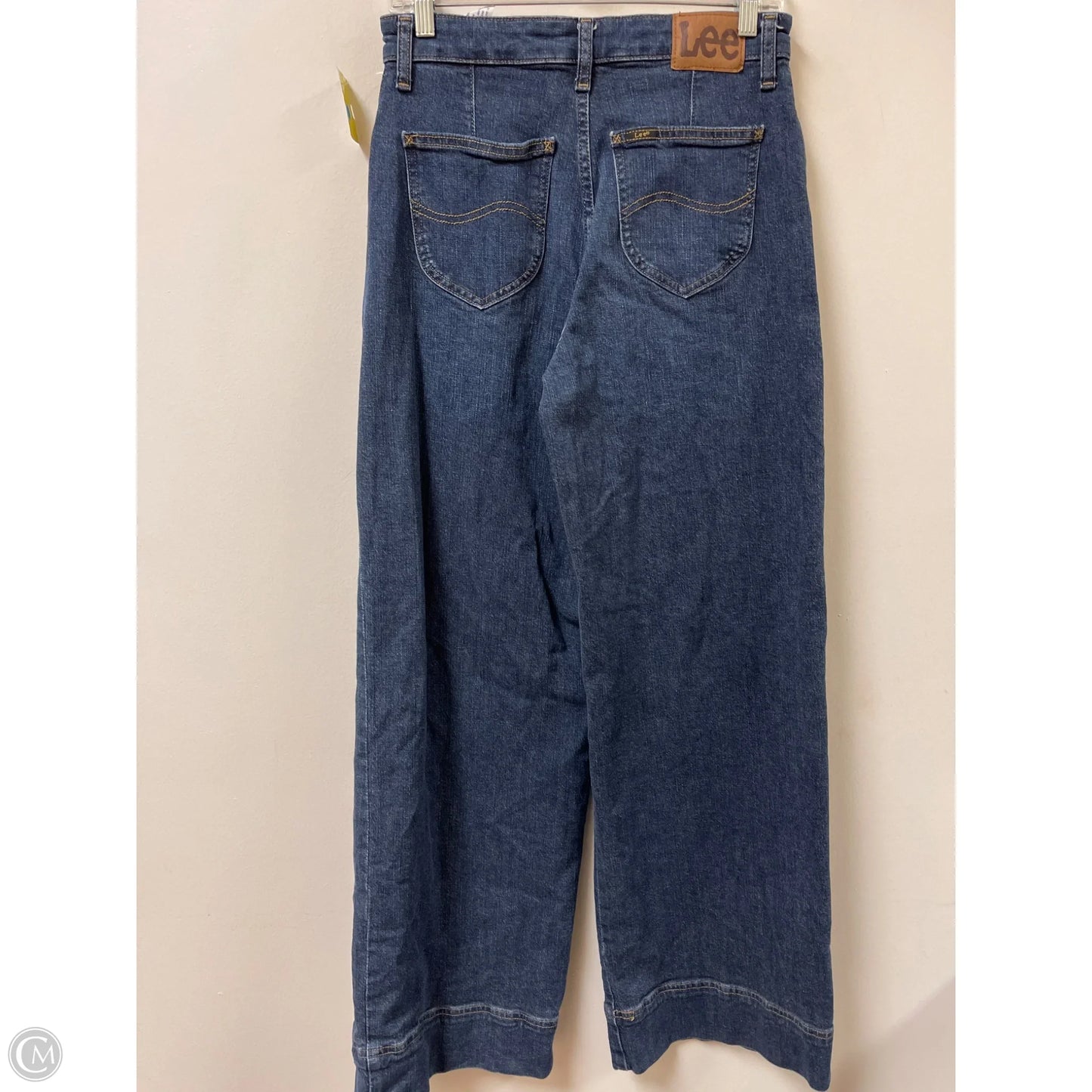 Jeans Wide Leg By Lee In Blue Denim, Size: 10