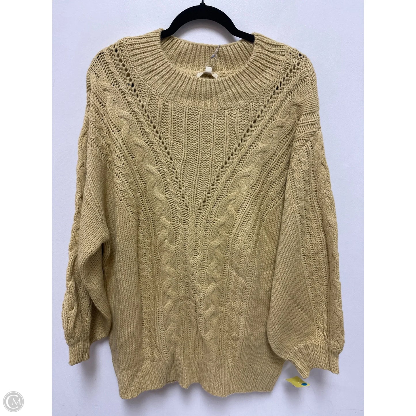 Sweater By Kori America In Yellow, Size: L