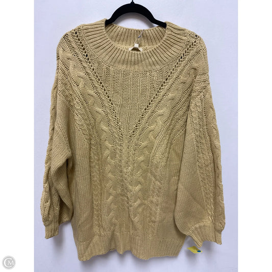 Sweater By Kori America In Yellow, Size: L