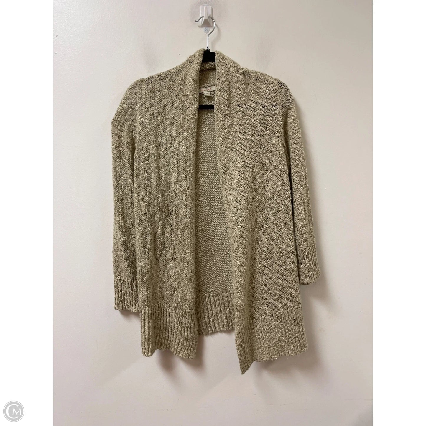 Sweater Cardigan By Fever In Cream, Size: M