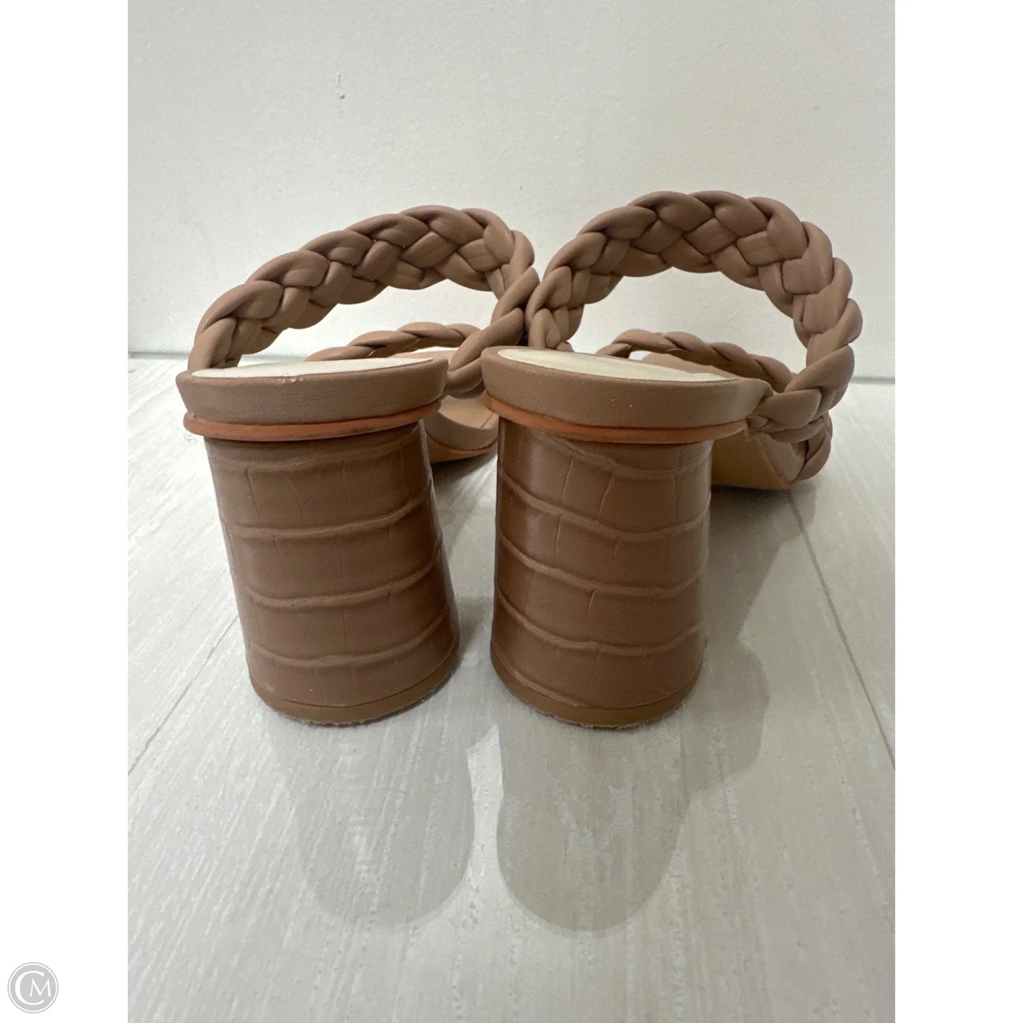 Sandals Heels Block By Dolce Vita In Brown, Size: 7.5