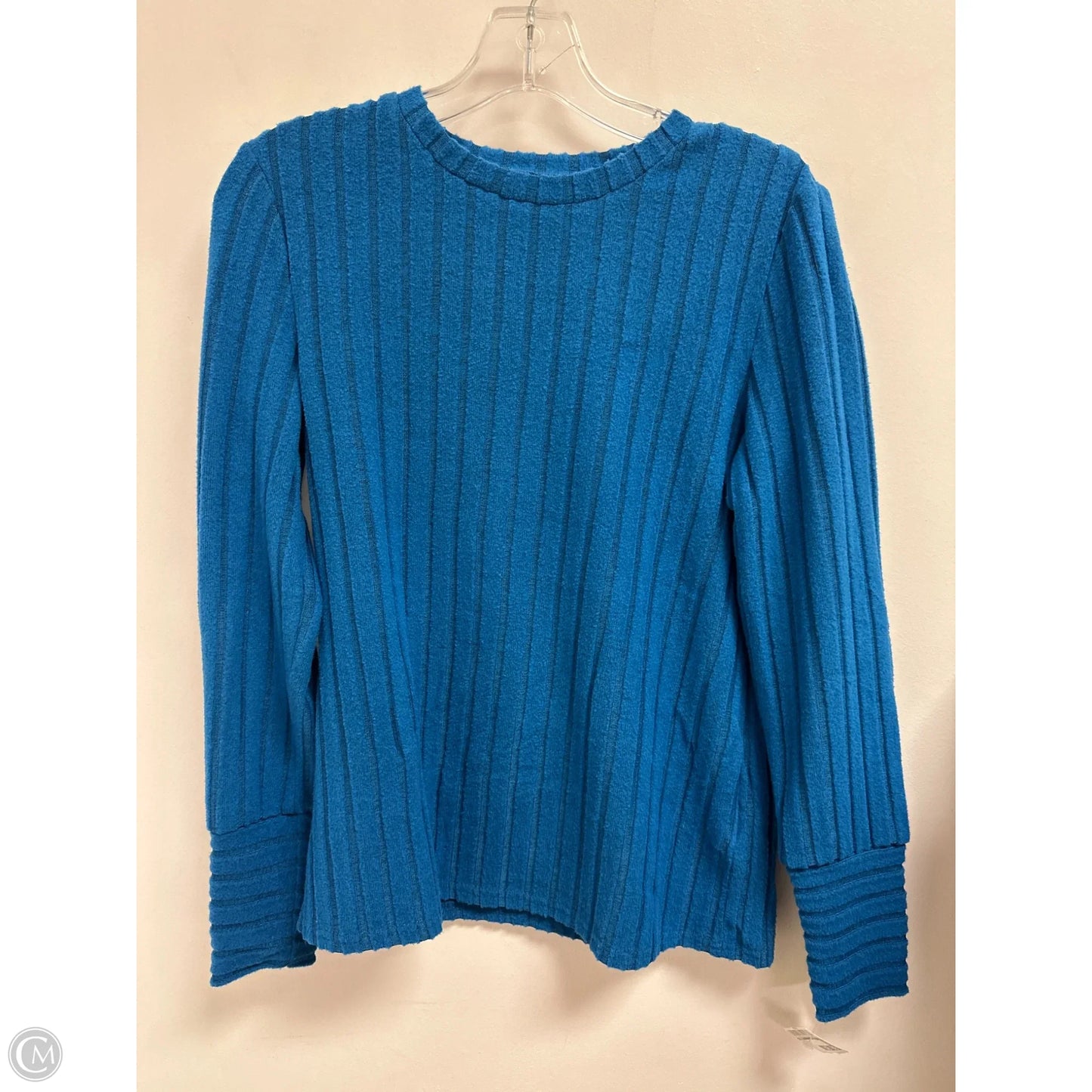 Top Long Sleeve By Shein In Blue, Size: S