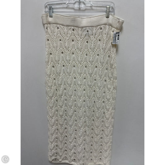 Skirt Maxi By Industry In Cream, Size: 12