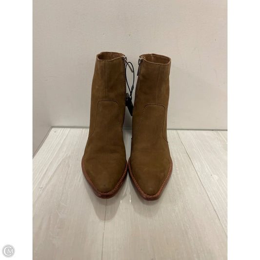 Boots Ankle Heels By Dolce Vita In Brown, Size: 6.5