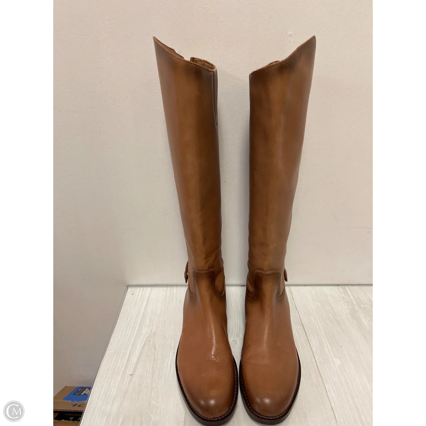 Boots Knee Flats By Sam Edelman In Brown, Size: 6.5