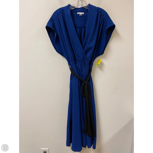 Dress Casual Maxi By Calvin Klein In Blue, Size: Xl