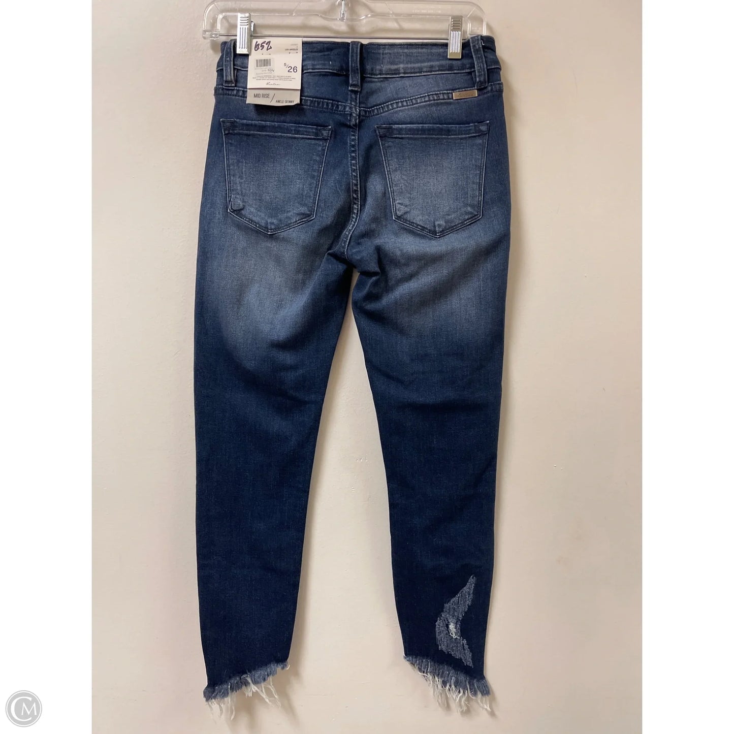 Jeans Skinny By Kancan In Blue Denim, Size: 4