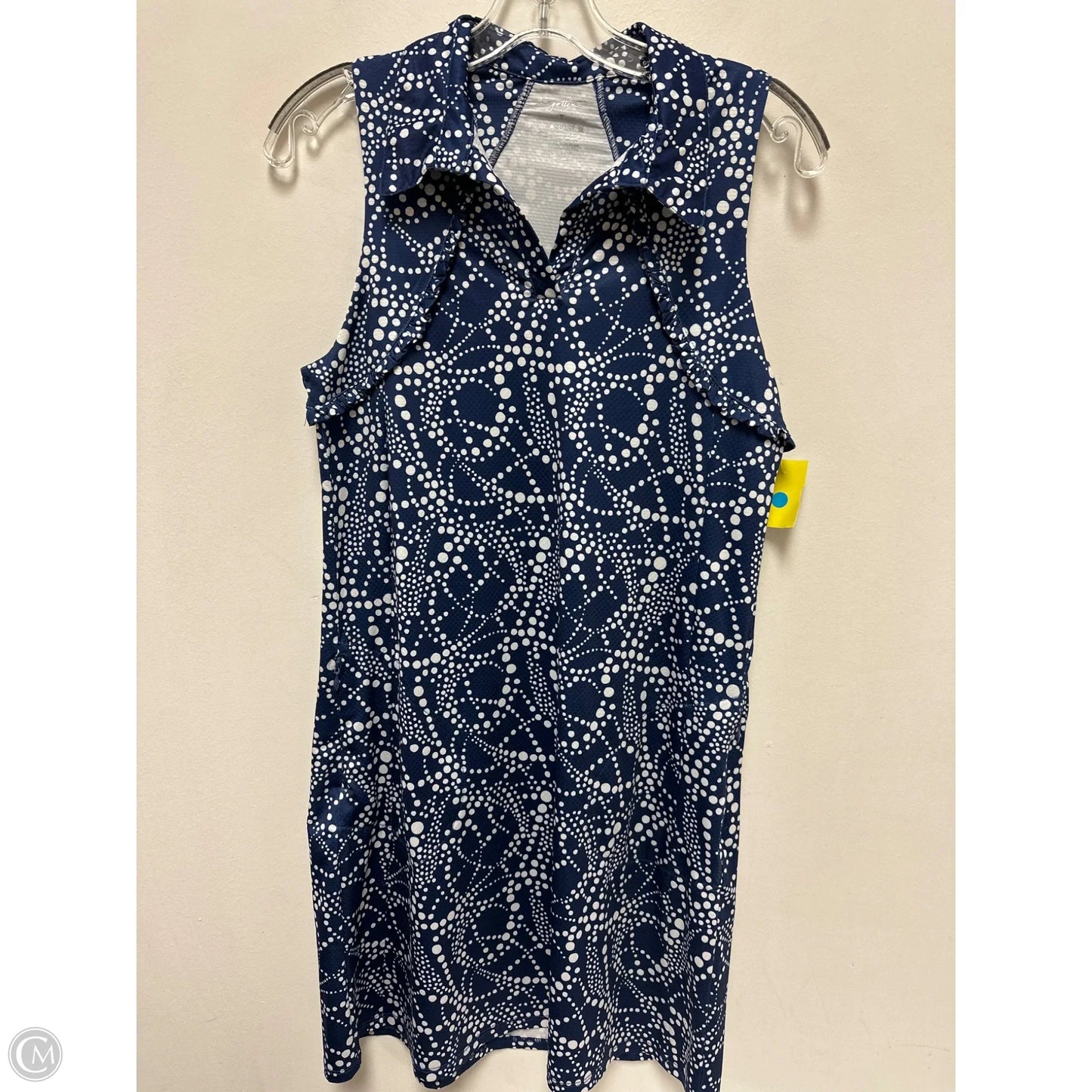 Dress Casual Short By Gottex In Blue & White, Size: S