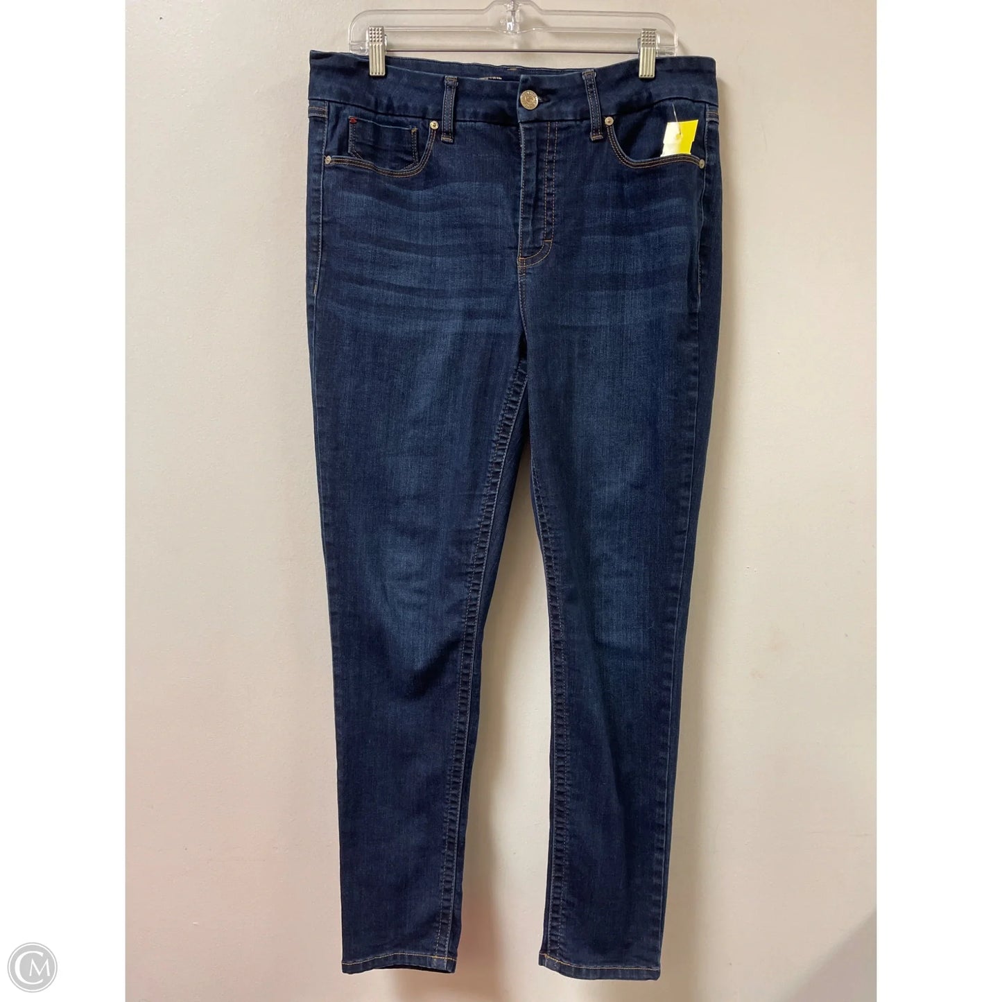 Jeans Skinny By Seven 7 In Blue Denim, Size: 14