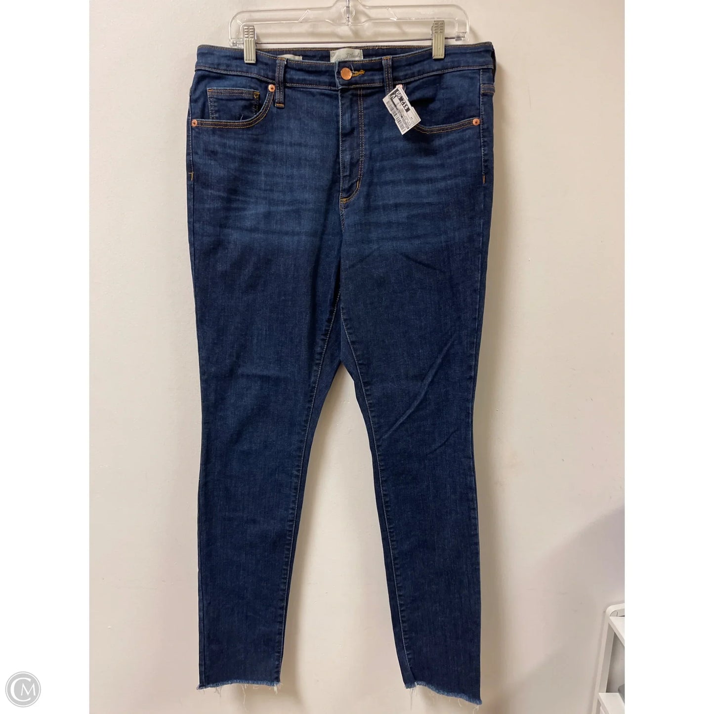 Jeans Skinny By Universal Thread In Blue Denim, Size: 14