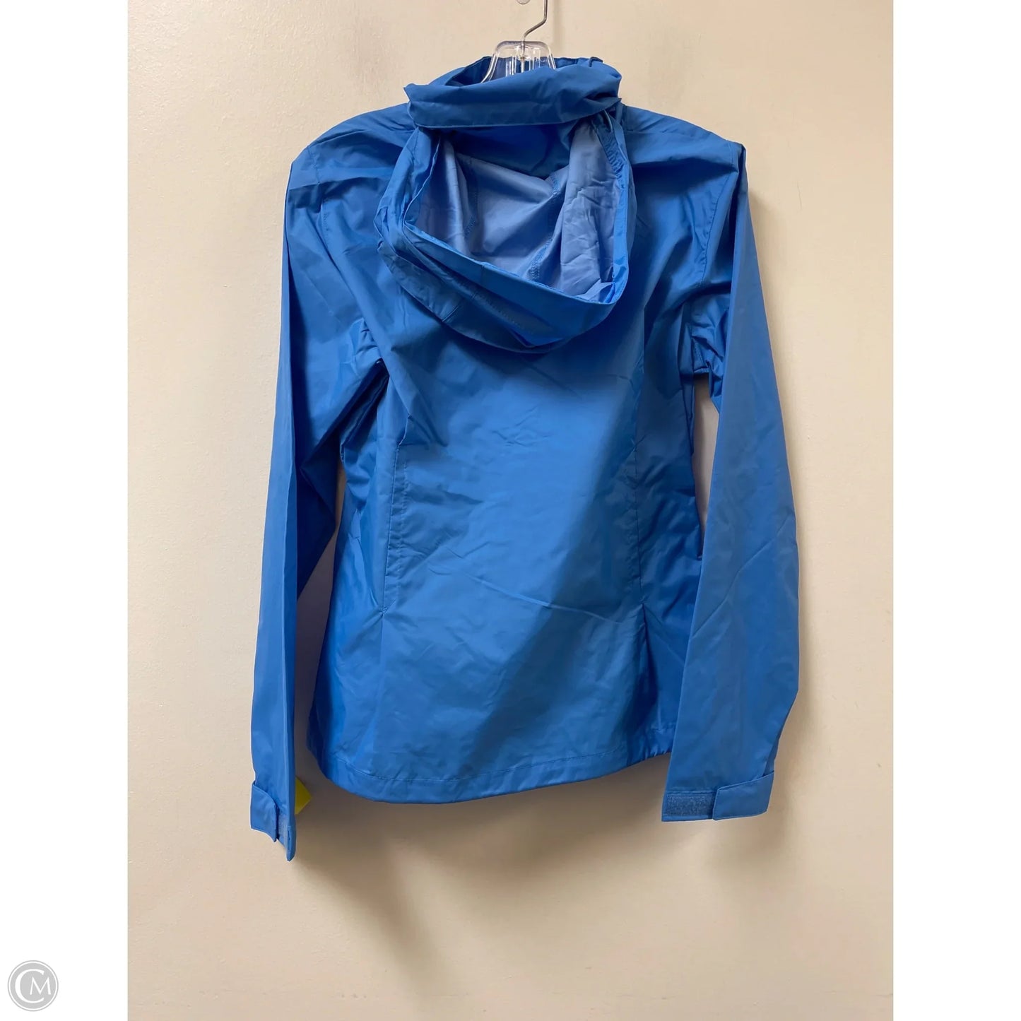Jacket Windbreaker By Columbia In Blue, Size: M