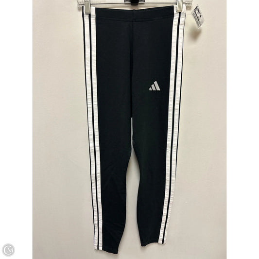 Athletic Leggings By Adidas In Black, Size: S