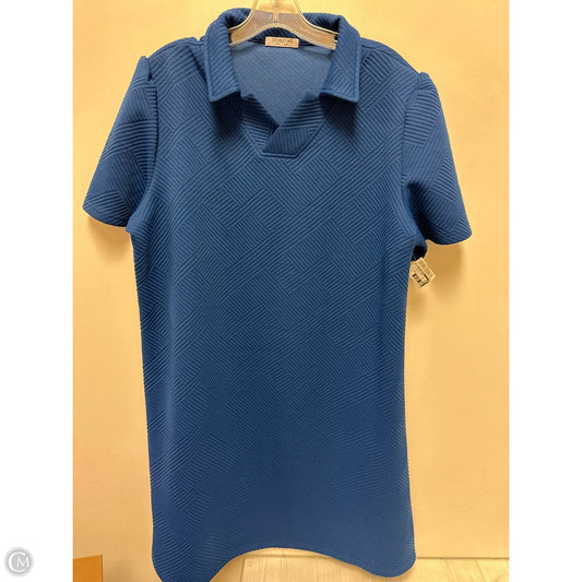 Dress Casual Short By Clothes Mentor In Blue, Size: Xl