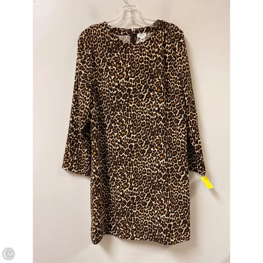 Dress Casual Short By J. Crew In Animal Print, Size: L