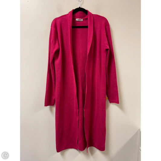 Sweater Cardigan By Clothes Mentor In Pink, Size: Osfm