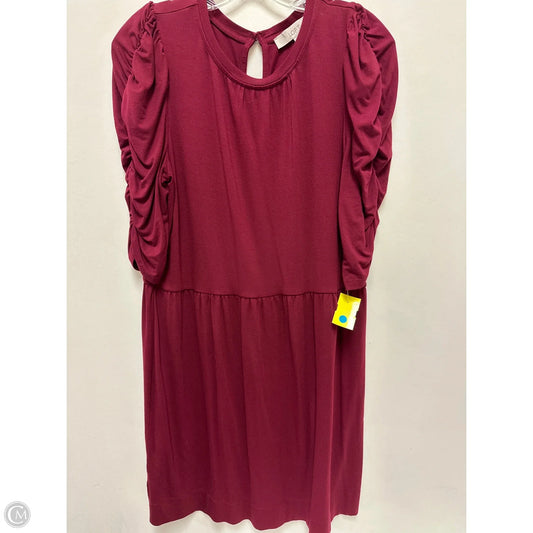 Dress Casual Short By Loft In Red, Size: L