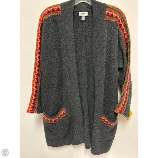 Sweater Cardigan By Old Navy In Grey, Size: S