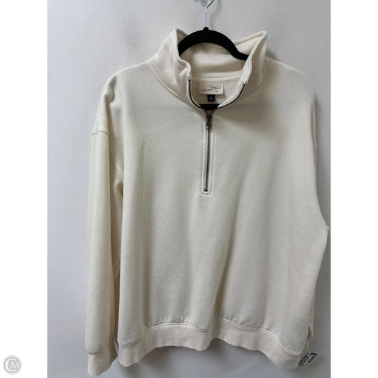 Sweatshirt Collar By Universal Thread In Cream, Size: 1x