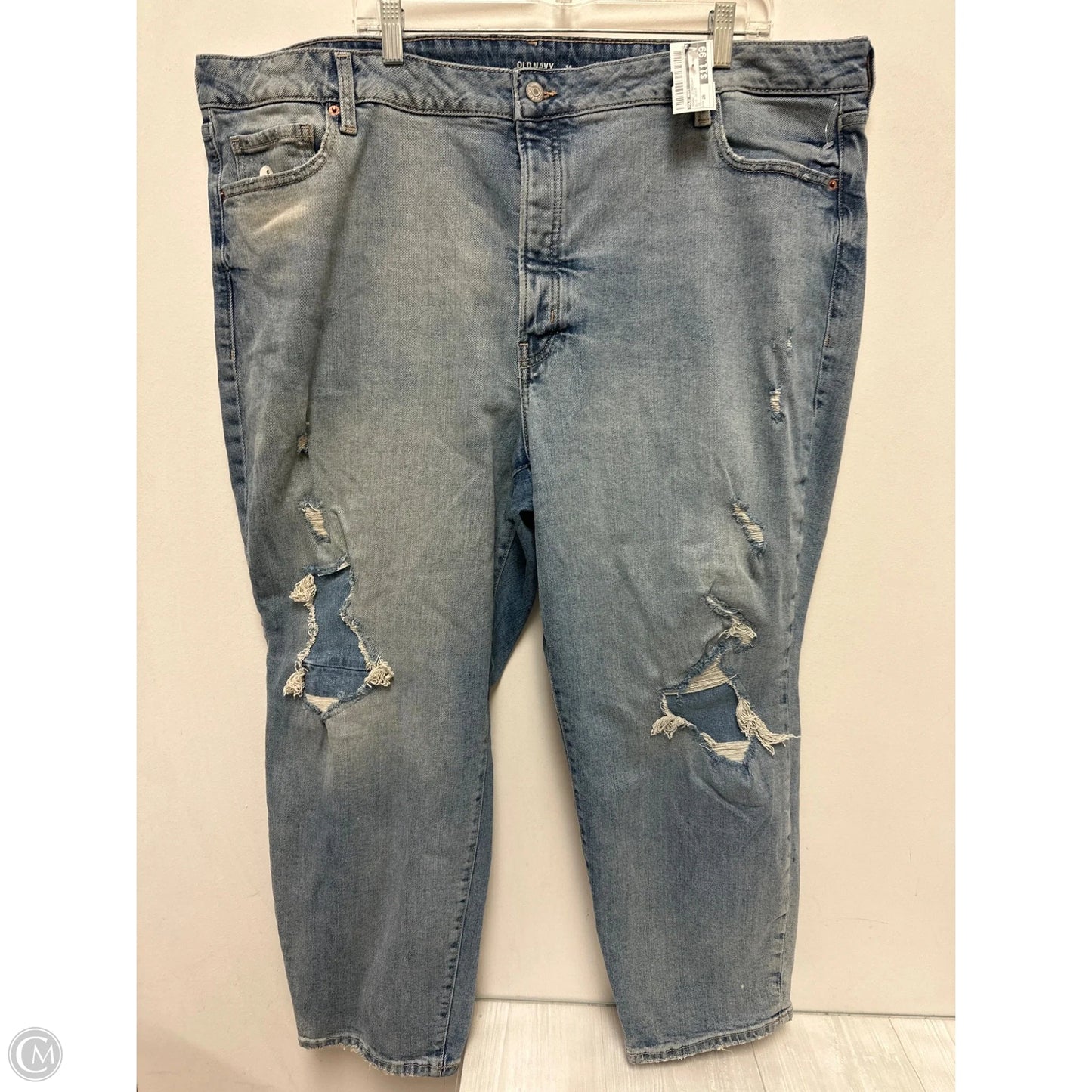 Jeans Straight By Old Navy In Blue Denim, Size: 26