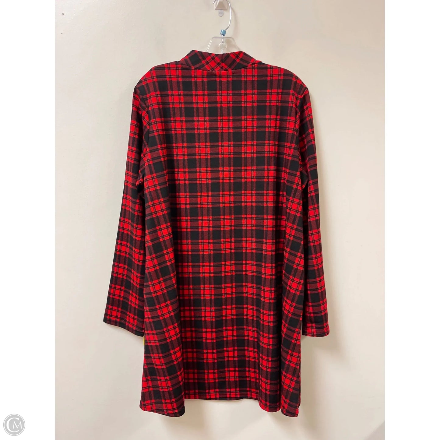 Dress Casual Short By Southern Stitch In Black & Red, Size: Xl