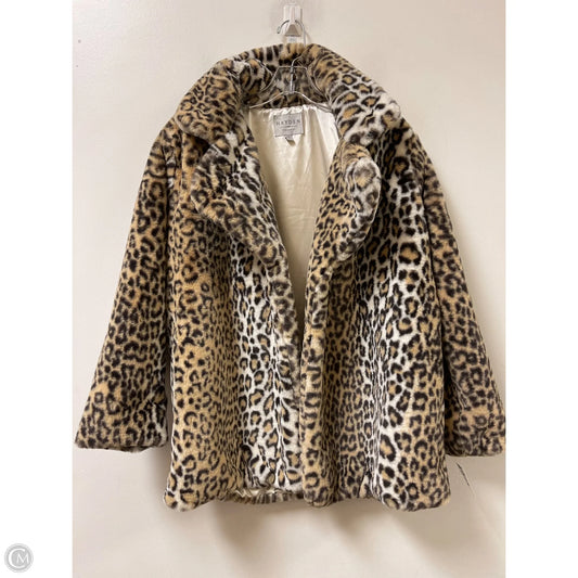 Jacket Faux Fur & Sherpa By Hayden La In Animal Print, Size: M