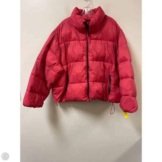 Jacket Puffer & Quilted By Old Navy In Pink, Size: 2x