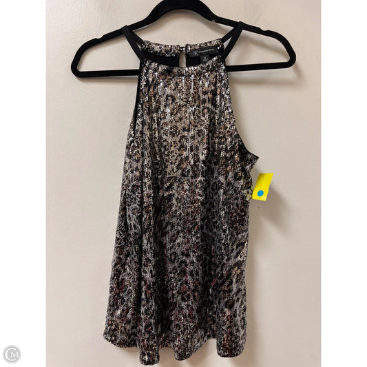 Top Sleeveless By Inc In Animal Print, Size: M
